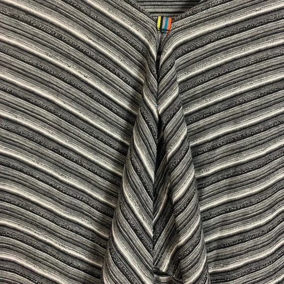 Smartwool Womens  Wool Blend Grey Stripped Cardigan Sweater Size Small Gorpcore - Picture 6 of 16